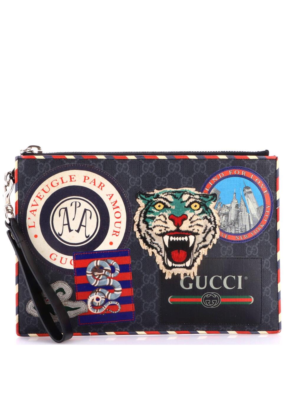 Gucci Night Courrier Pouch Gg Coated #316829G79B
